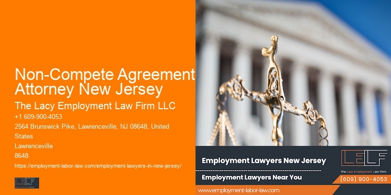 Non-Compete Agreement Attorney New Jersey