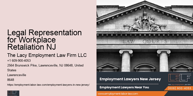 Legal Representation for Workplace Retaliation NJ