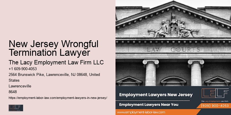 New Jersey Wrongful Termination Lawyer