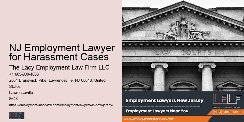NJ Employment Lawyer for Harassment Cases