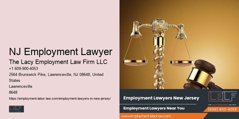 NJ Wrongful Termination Legal Representation