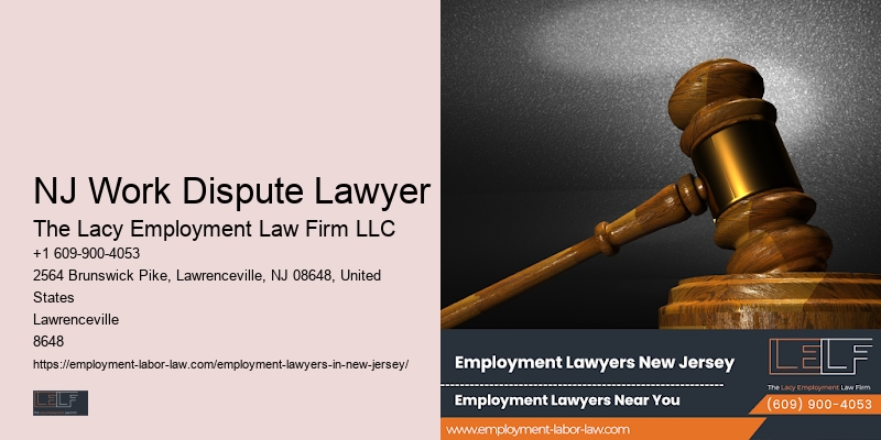 NJ Employment Lawyer for Wrongful Termination