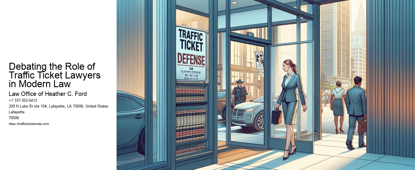 Debating the Role of Traffic Ticket Lawyers in Modern Law