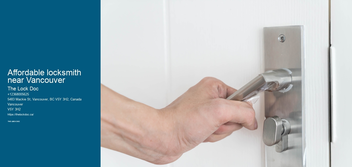 Affordable locksmith near Vancouver