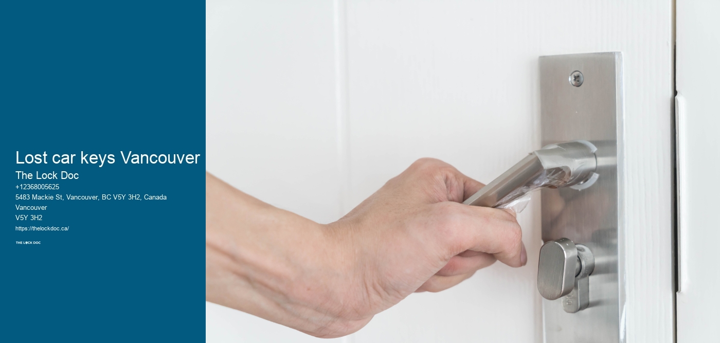 Lost car keys Vancouver