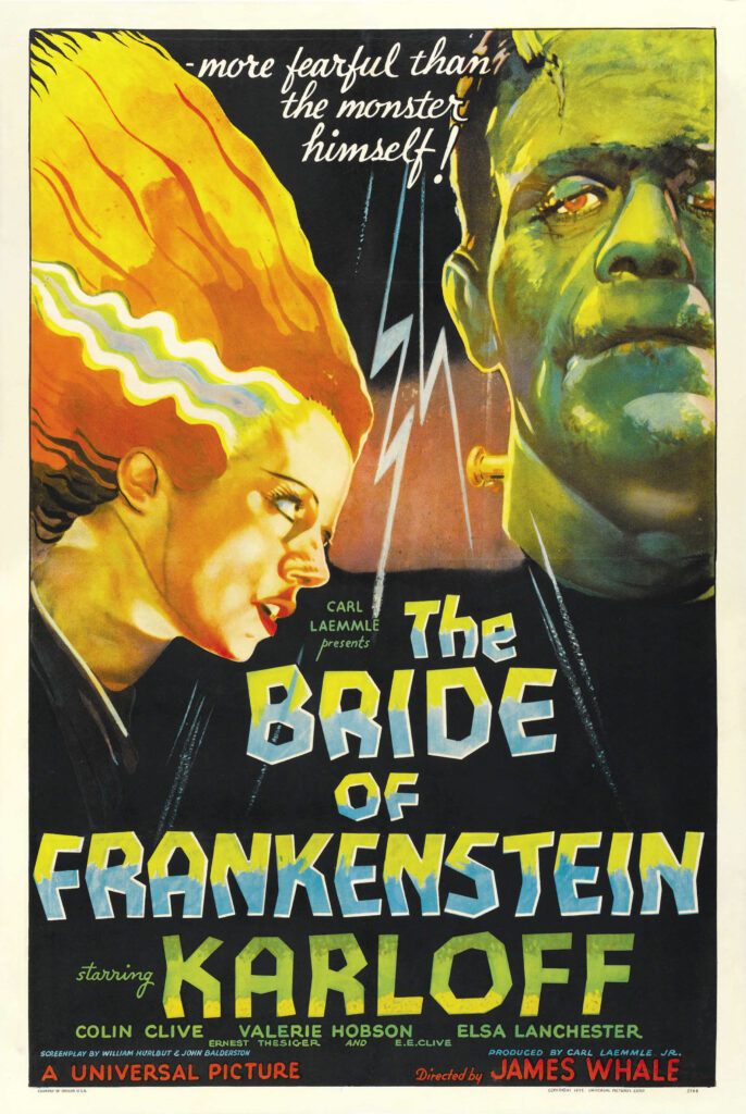 La novia de Frankenstein - cartel