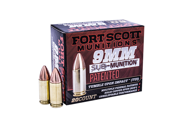 FORTSCOTT 9MM Sub-Munition TUI - 125Gr Handgun Ammo | TNW Firearms