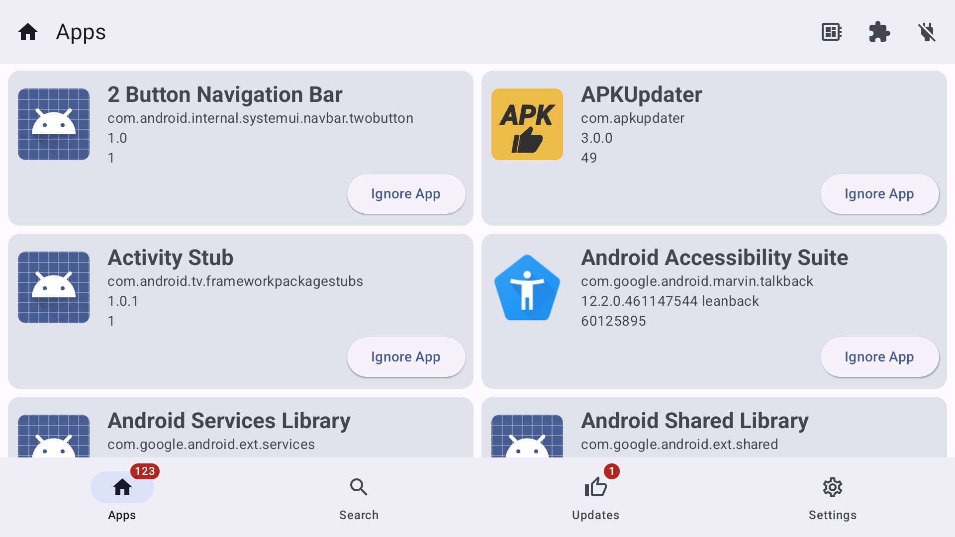 Image: APKUpdater keeps your Android apps up to date without official stores