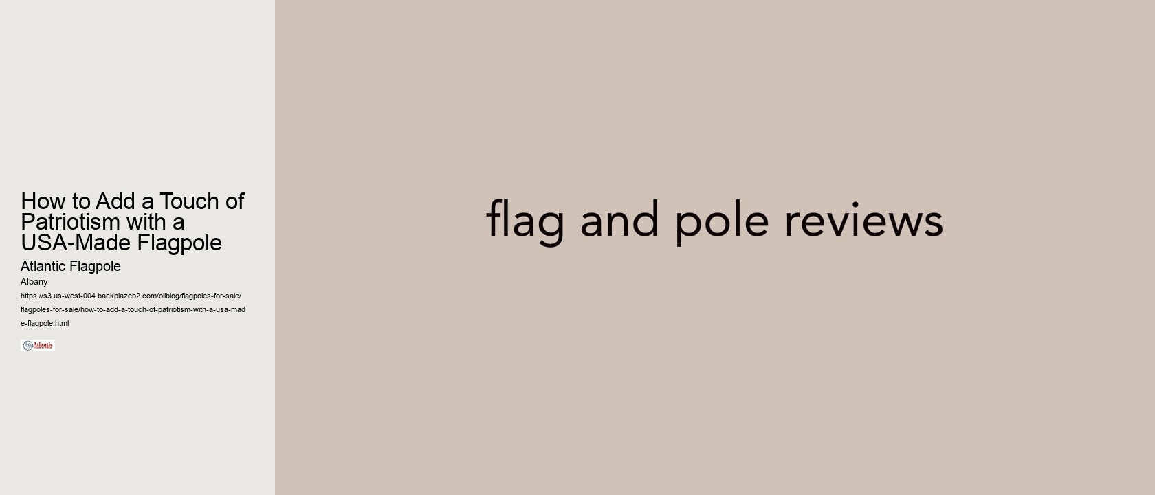 How to Add a Touch of Patriotism with a USA-Made Flagpole