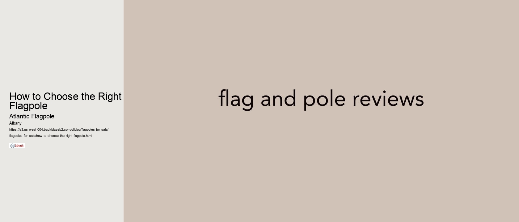 How to Choose the Right Flagpole