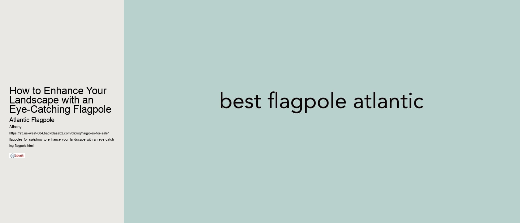 How to Enhance Your Landscape with an Eye-Catching Flagpole