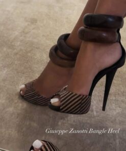 Giuseppe Zanotti Bangle Heel, Bangle Heels, Sultry Heels, Unusual Heels, Agent Provocature Heels, Vintage Heels Designer, Shoe Cam, Vintage Heels Outfit
