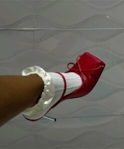 Kylethomasw Ballerinas Women's Shoes High Heels Mules Square Toe Slingback 39 Wedding White Summer Luxury Brand Shoes 2024 Women's Sandals