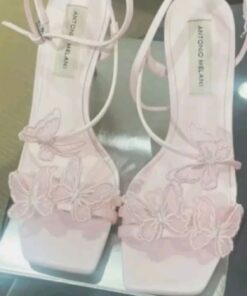 Light Pink Quince Shoes, Pink Quince Shoes, Prom Shoes Pink, Prom Heels Pink, Pink Prom Heels, Pink Heels For Quince, Girly Heels