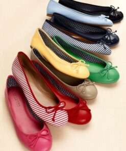 Colorful Flats, Cheap Slip-on Ballet Flats For Spring, Colorful Ballet Flats, Collection Of Ballet Flats, Talbots Shoes, Spring Non-slip Ballet Flats With Round Toe