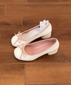 Coquette Boots, Coquette Style Shoes, Cute Shoes Coquette, Ballet Sandals, Church Shoes, Shoujo Girl Shoes, Coquette Sandals, White Coquette Shoes
