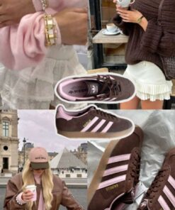 Pink Adidas Outfit, Pink Shoes Outfit, Adidas Gazelle Outfit, Adidas Schuhe Damen, Outfit Campus, Looks Adidas, Samba Outfit