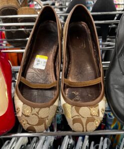 coach thrifted ballet flats 2000s