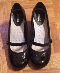 Heel Mary Janes, Mary Jane Shoes Vintage, Vintage Mary Janes With Low Heel, Mary Jane Shoes Aesthetic, Y2k Mary Jane Shoes