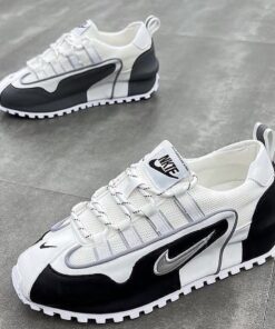 Cool Nike Shoes Men Casual, New Nike Shoes 2024, Mens Nike Shoes 2023, Retro Black Basketball Shoes For Streetwear, Nike Streetwear Basketball Shoes