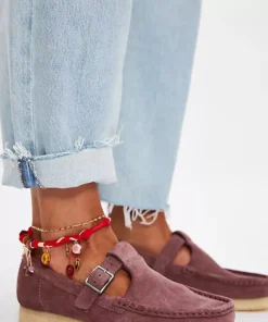 Clarks Wallabee T-Bar Mary Janes