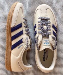 adidas Samba | Off White Dark Blue (Women's)