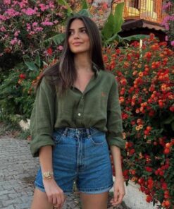 Look Short Jeans, Europe Outfits, Looks Chic, Outfit Casual, Summer Fashion Outfits, Mode Inspiration, Looks Vintage