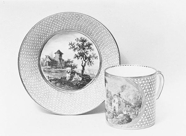 Cup and saucer (gobelet litron et soucoupe)