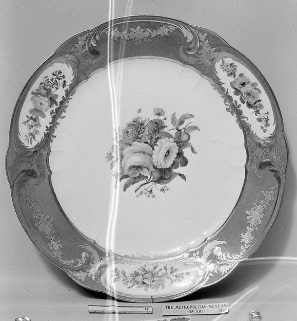 Plate (Assiette à palmes) (1 of 102) (part of a service)