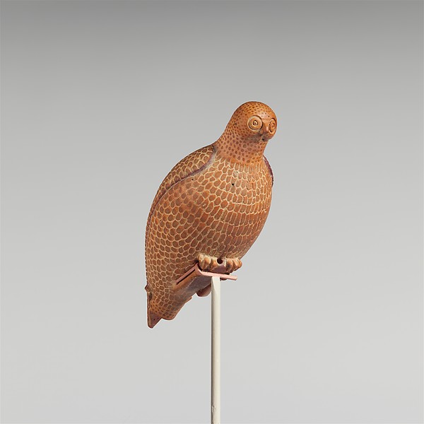 Terracotta vase in the form of a bird