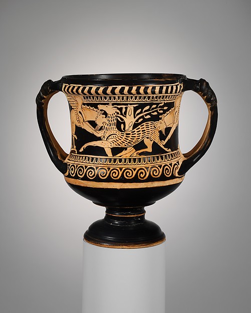 Terracotta kantharos (drinking cup)