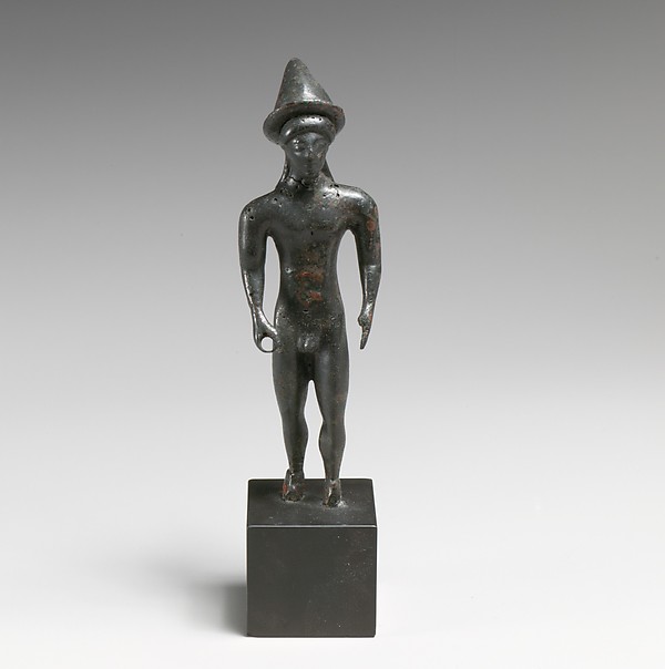 Bronze statuette of a youth