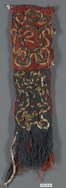 Sash Fragment with Fringe