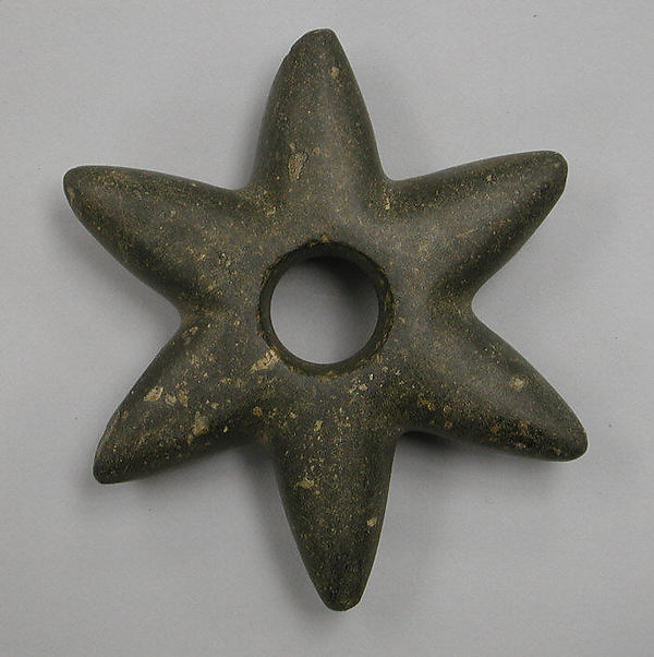 Six-Pointed Stone Mace Head