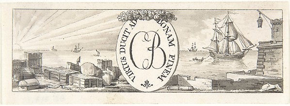 Design for a Vignette: Harbor Scene