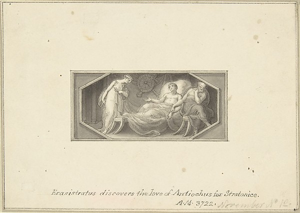 Erasistratus discovers the love of Antiochus for Stratonice
