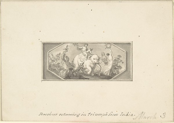 Bacchus returning in Triumph from India
