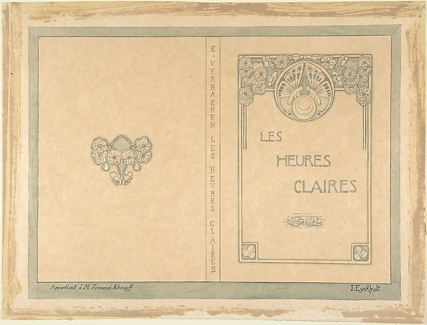 Design for "Les Heures Claires" by Emile Verhaeren