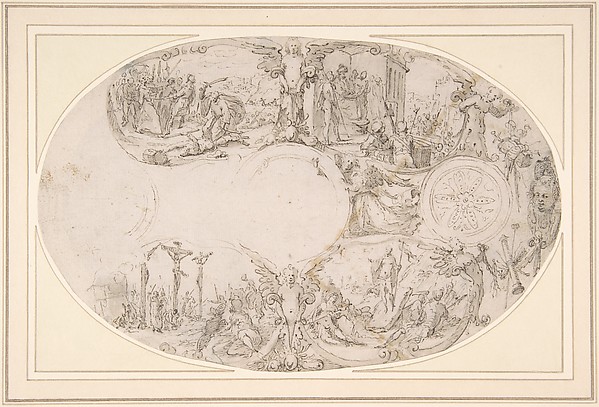 Design for a Silver Vessel with Scenes from the Passion of Christ
