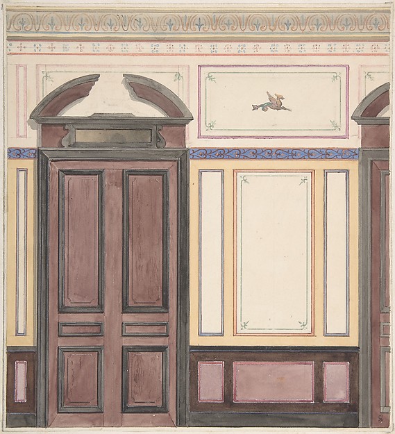 Design for Wall Paneling, Deepdene, Dorking, Surrey