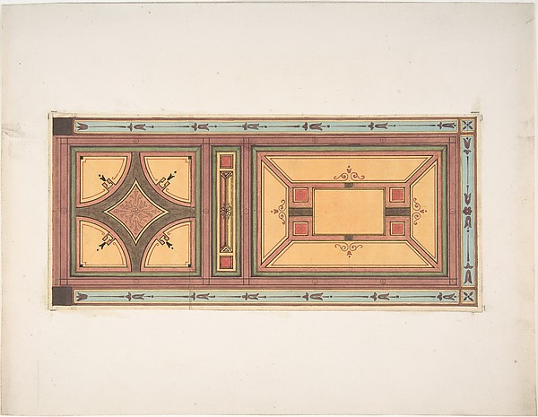 Pompeiian Design for Paneling