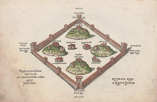 Antiquae Urbis Romae cum Regionibus Simulacrum