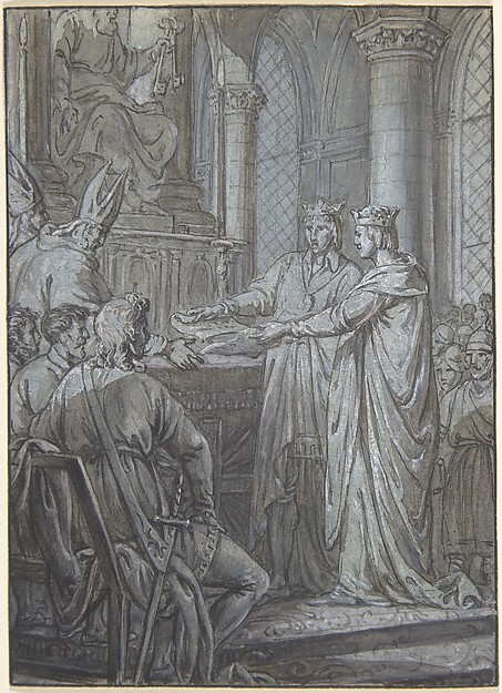 Louis III et Carloman donnent aux eveques du Royaume l'assurance de leur Fidelite en 882