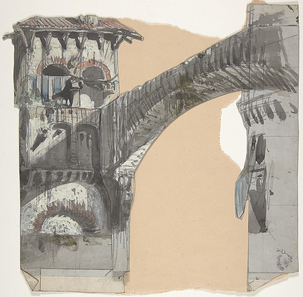 Design for a Stage Set at the Opéra, Paris