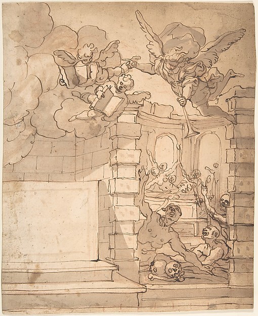 Design for a Title Page - Angel of the Resurrection