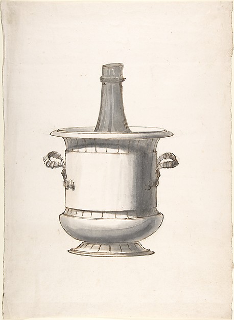 Wine Cooler with Bottle
