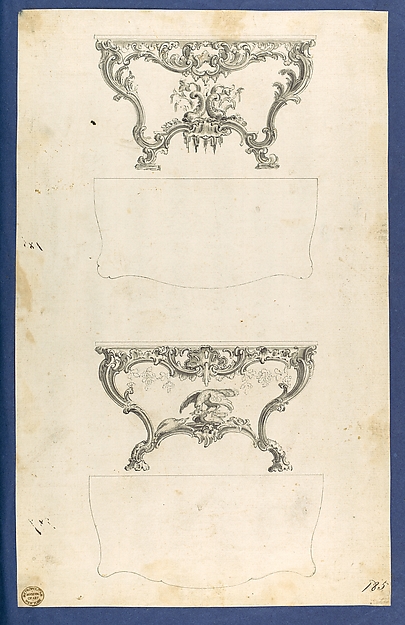 Sideboard Tables, in Chippendale Drawings, Vol. I