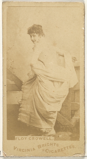 Floy Crowell, from the Actors and Actresses series (N45, Type 1) for Virginia Brights Cigarettes