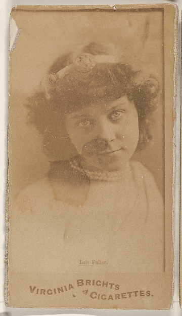 Loie Fuller, from the Actors and Actresses series (N45, Type 1) for Virginia Brights Cigarettes