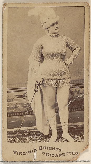 From the Actors and Actresses series (N45, Type 5) for Virginia Brights Cigarettes